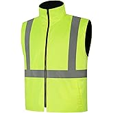 Uno Mejor High Visibility Winter Safety Vest, Hi Vis Vest for Cold Weather