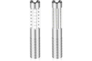 CZGOR Bottle Service Light 2 Pack, Rechargeable LED Strobe Baton Lights, Reusable LED Champagne Bottle Handheld Lighting Topper for Bar Nightclub Concert Event Outdoor