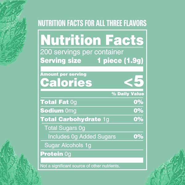 ORBIT PEPPERMINT, SPEARMINT, & WINTERMINT ASSORTED SUGAR FREE CHEWING GUM BULK PACK, 13.4 OZ 200-PIECE BAG