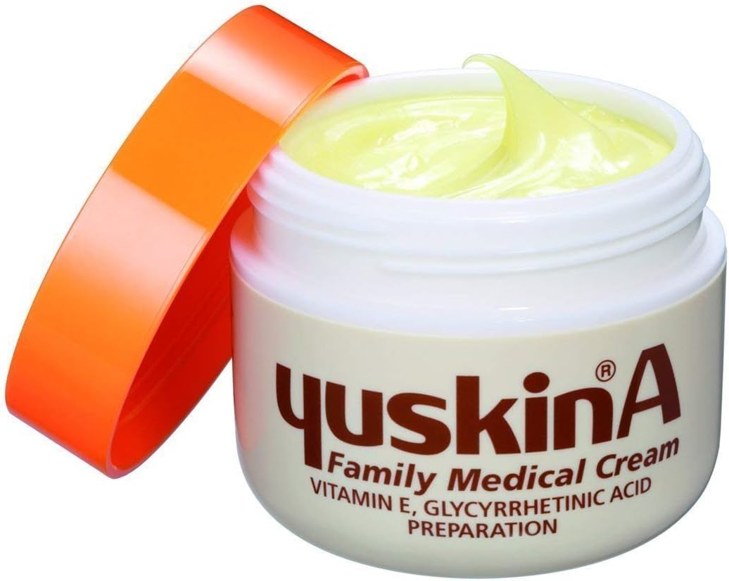 YU-SKIN-A Cream Japan’s secret for dry skin relief. Deep hydrating moisturizing cream for face, hand and body. No artificial colors or fragrances.