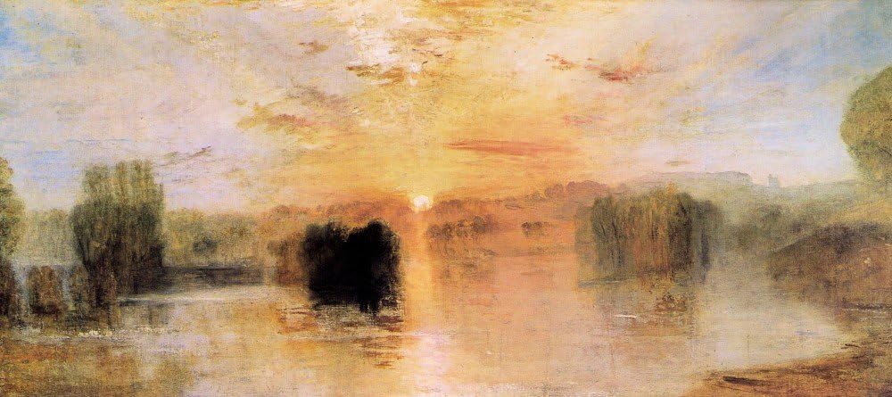 The Museum Outlet Lac Petworth Coucher De Soleil Par