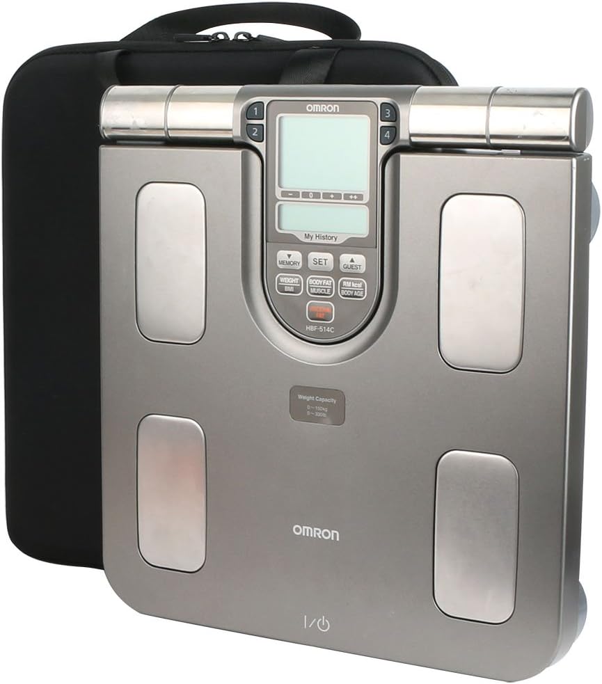 co2CREA Carrying Travel Storage Organizer Case Bag for Omron Body Composition Monitor Scale - 7 Fitness Indicators: Health & Personal Care