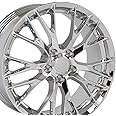 OE Wheels CV22C 20 Inch Rim Fits Corvette C7 Z06 Style 5x120.65 20x10 Chrome - Hollander 5734 (1)