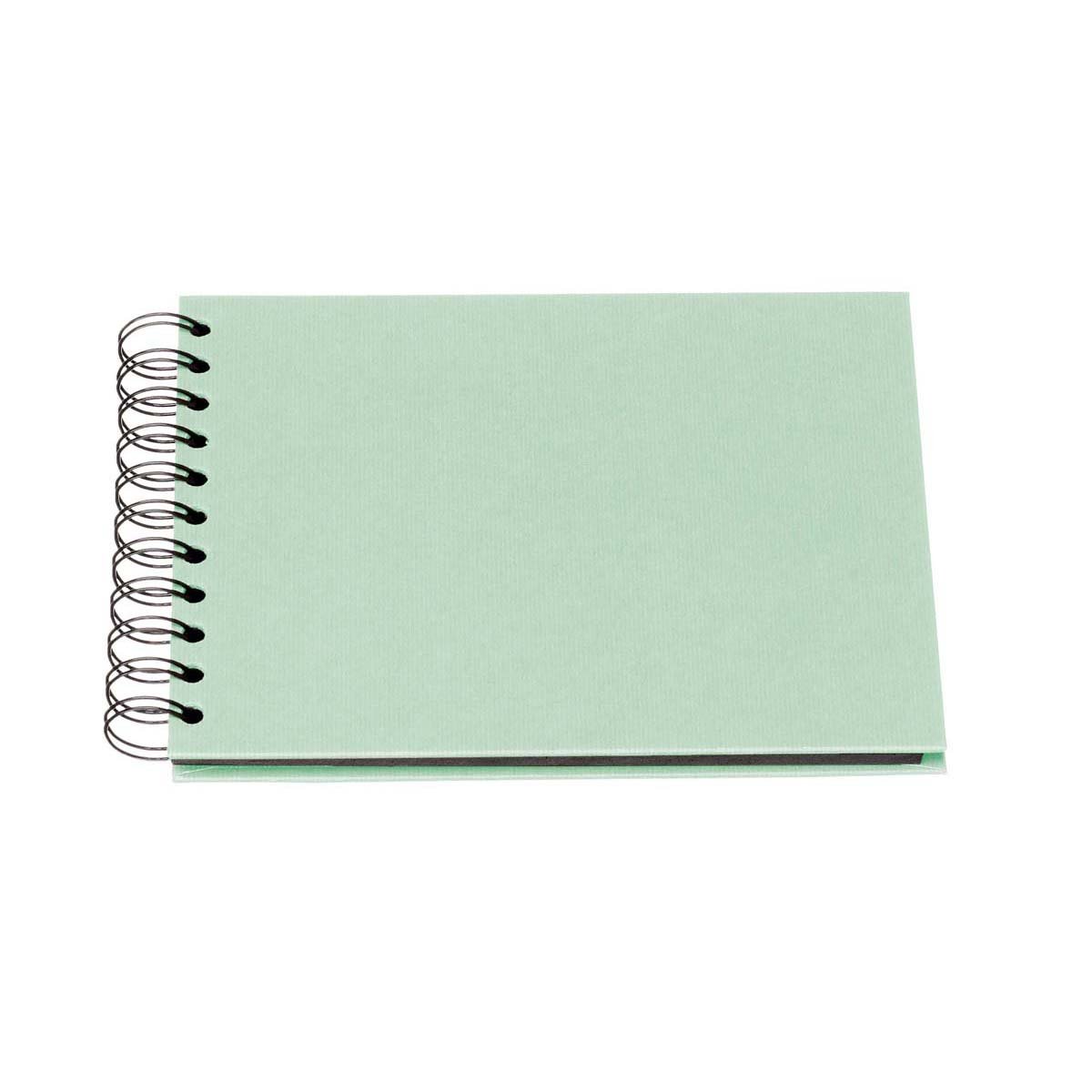 Rössler Papier 1329452650 - S.O.H.O. Wire-O fotoalbum 195 x 145 mm, 40 zwarte pagina's, Mint, 1 stuk — image 1