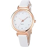 NUOVO Women's Silicone Sports Watch - Crystal Accented Leather Strap Analog Display