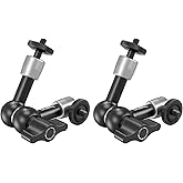 SMALLRIG 5.5-inch Magic Arm 2-Pack, Articulating Adjustable Friction Arm Mount with 1/4"-20 Thread Screw, for Camera Monitor/LED Light Setup, 5316