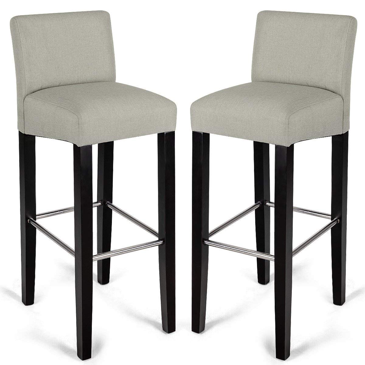 Best Costway Set Of 2 Bar Stool Pub Modern