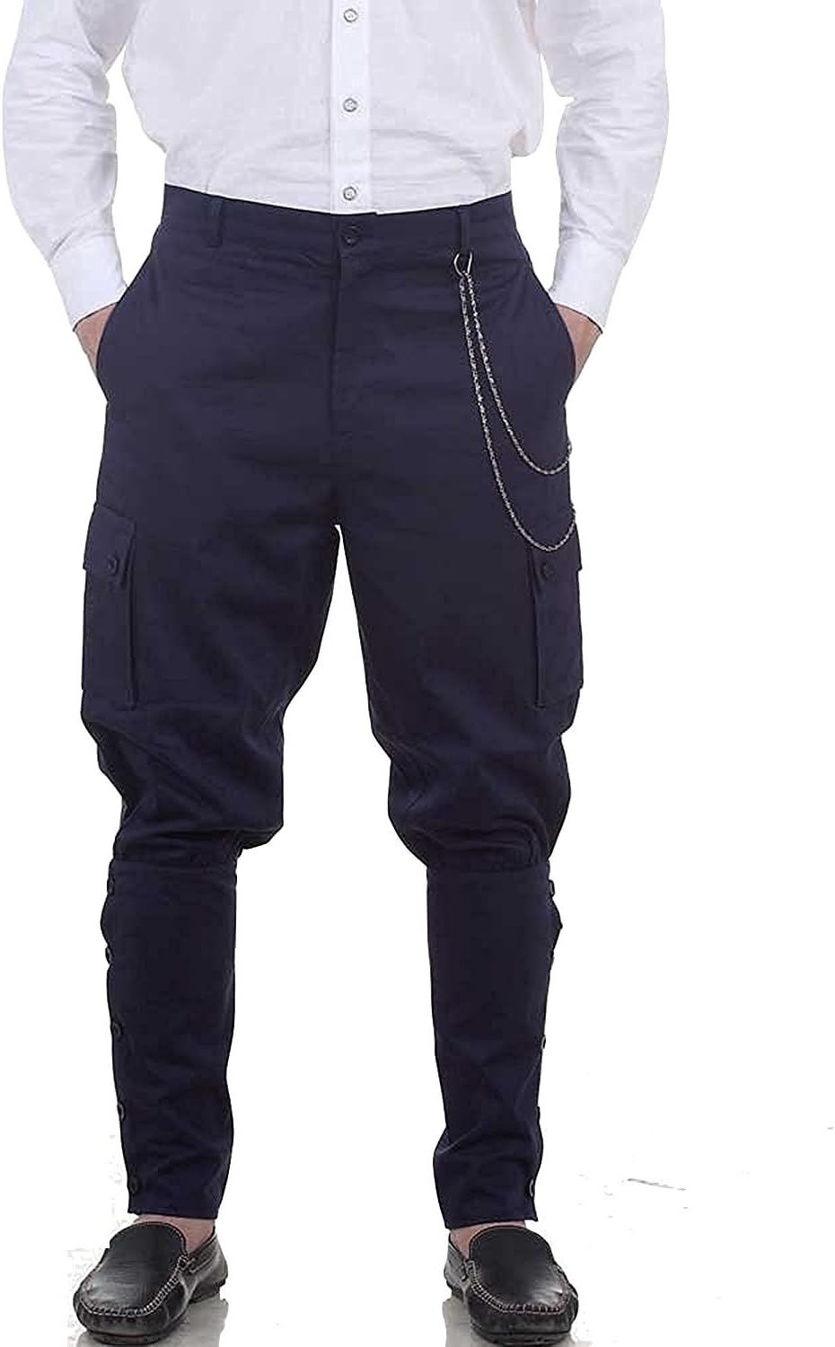 Steampunk Victorian Gothic Punk Vampire Costume 100% Cotton Airship Pants C1347