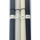 1PC=9.8 Inch 40PCS Plastic welding rods ABS/PP/PVC/PE welder rods for plastic welder gun/hot air gun (Each 10pcs rods)