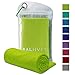 Balhvit Cooling Towel, Cool Towel for Instant Cooling Relief, Chilling Neck Wrap, Ice Cold Scarf for Men & Women, 47x14'', Microfiber Bandana - Evaporative Chilly Towel for Yoga Golf Travel Beach
