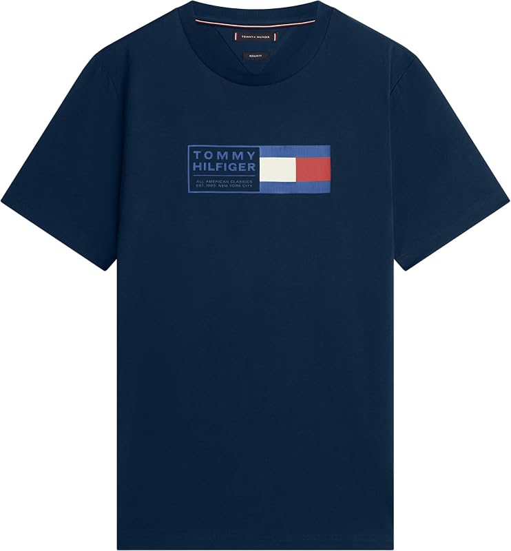 T-Shirt Homme Brand Love Text Box MW0MW42366 S/S, Bleu, M — photo 6 sur 6