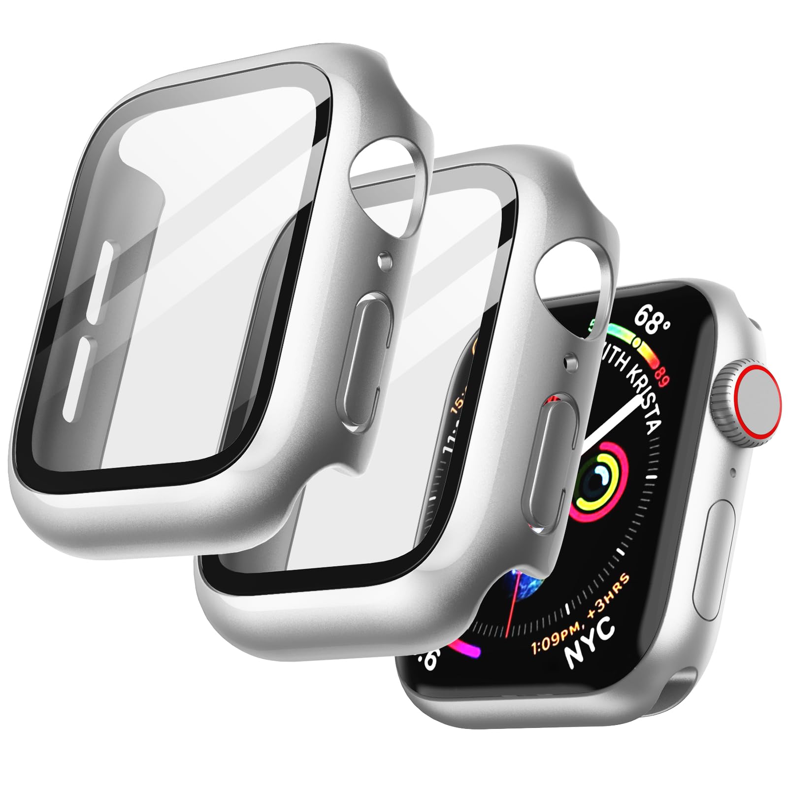 JETech Case with Screen Protector for Apple Watch