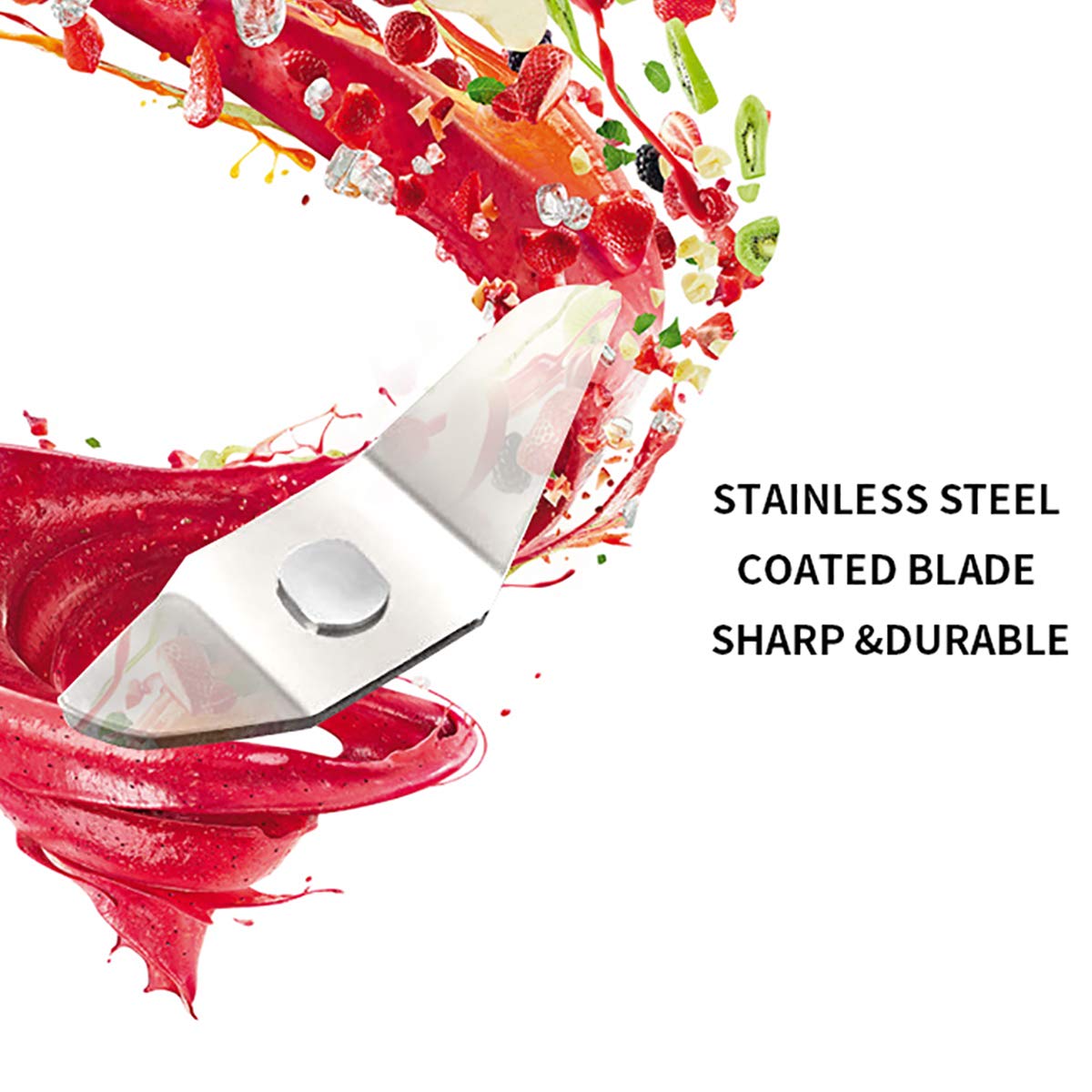 Portable Blender, Mini Personal Blender,Small Smoothie Blender,Fruit Juicer Mixer for Home Outdoor Travel Office with USB Rechargeable,IP68 Waterproof, BPA Free,350ml(Elegant Pink)