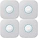 Google Nest Protect 2nd Generation Smoke/Carbon Monoxide Alarm-Battery(S3000BWES) 4-Pack