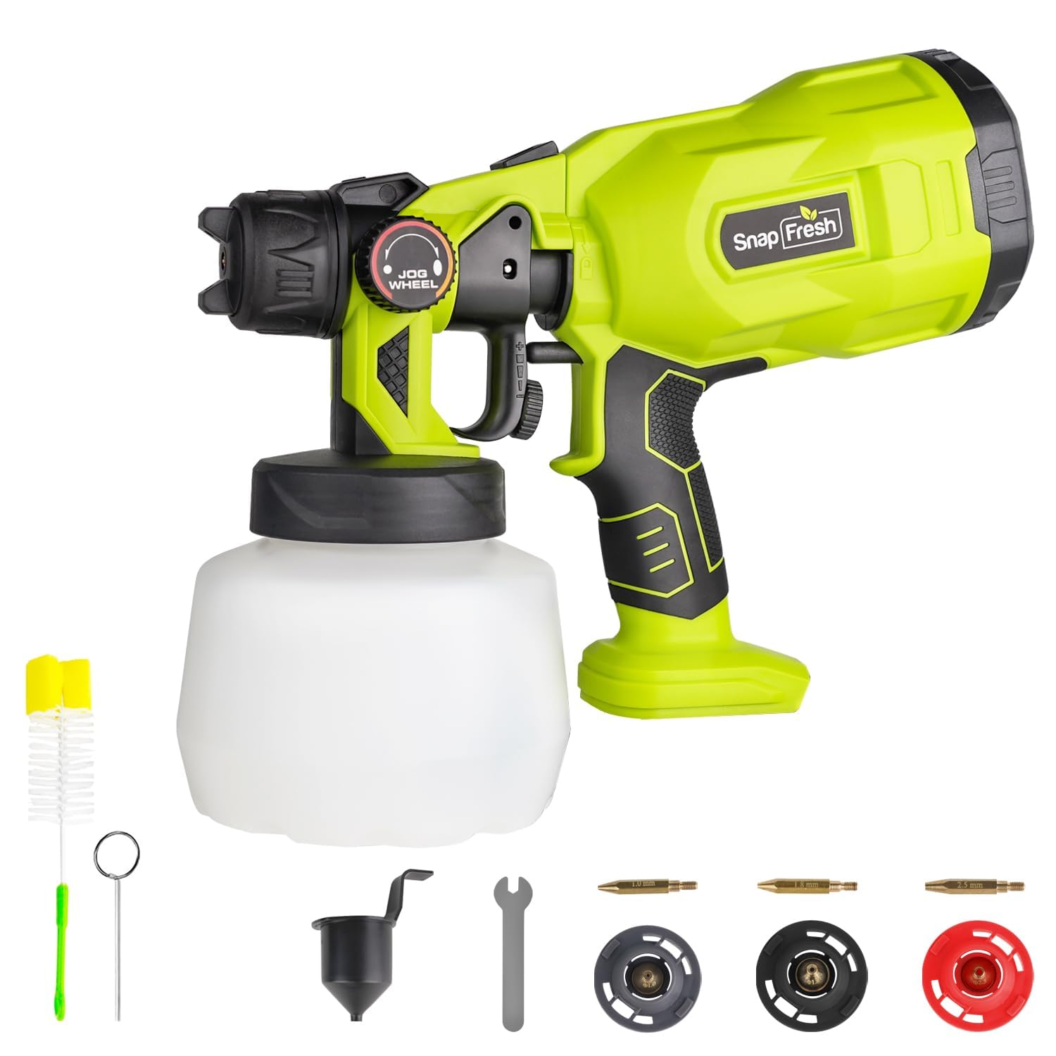 Photo 1 of SnapFresh Cordless Paint Sprayer, Power Paint & HVLP Sprayer Gun, Electric Paint Sprayer Gun for Painting Ceiling, Fence, Cabinets, Walls (Battery Not Included)