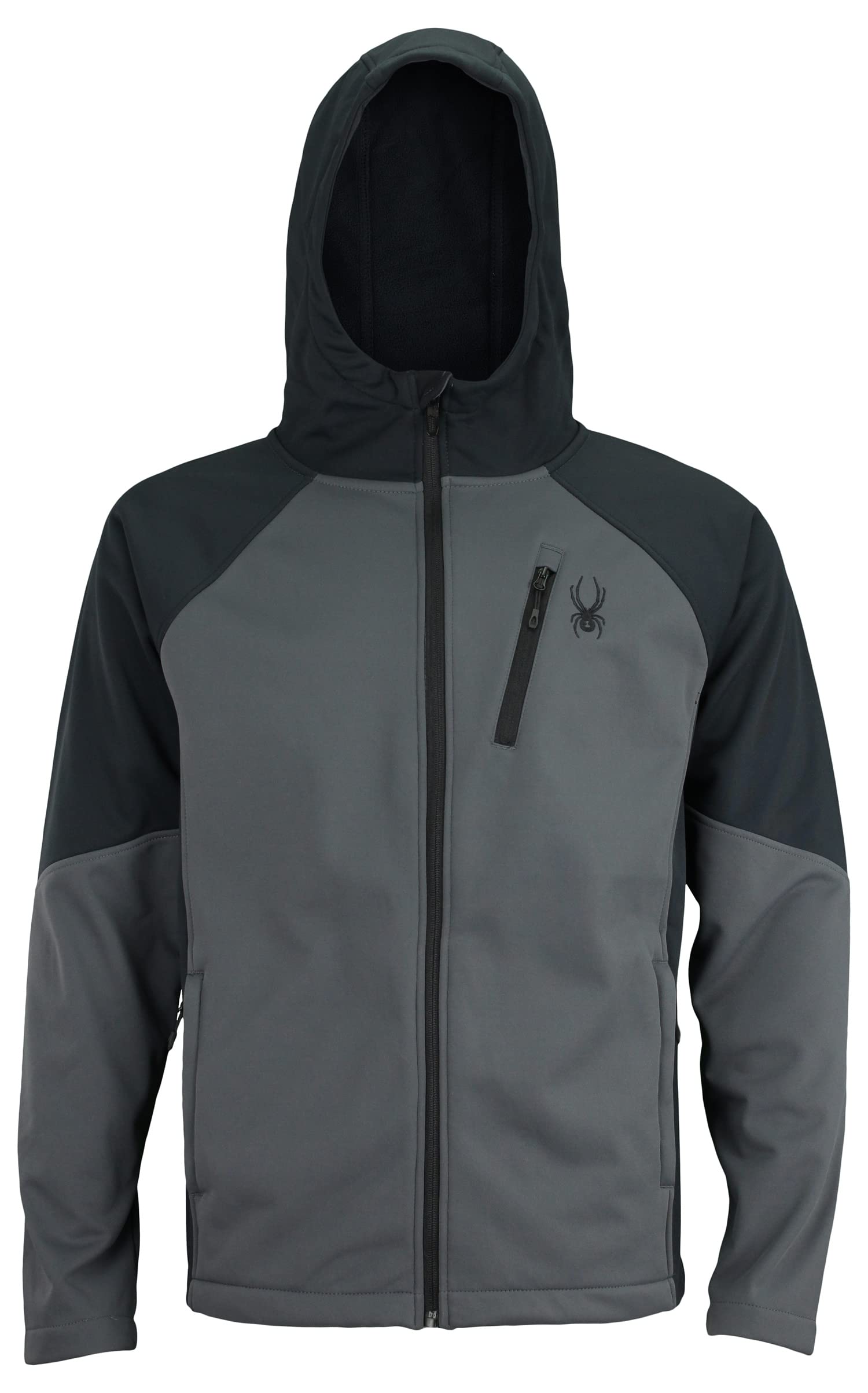 Spyder Men's Full Zip Hooded Soft Shell