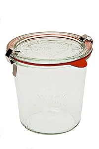 Weck 742 Mold Jar - .5 Liter, Set of 6
