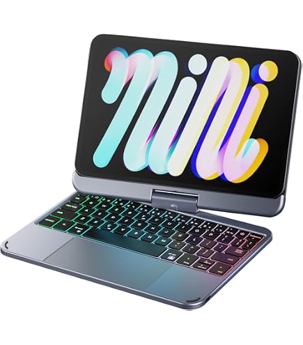 【美品】 doqo iPad mini 7 & Mini 6 キーボードケース Amazon.com: doqo iPad mini 7/Mini 6 Keyboard case 2021/2024