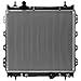 Prime Choice Auto Parts RK852 New Complete Aluminum Radiator