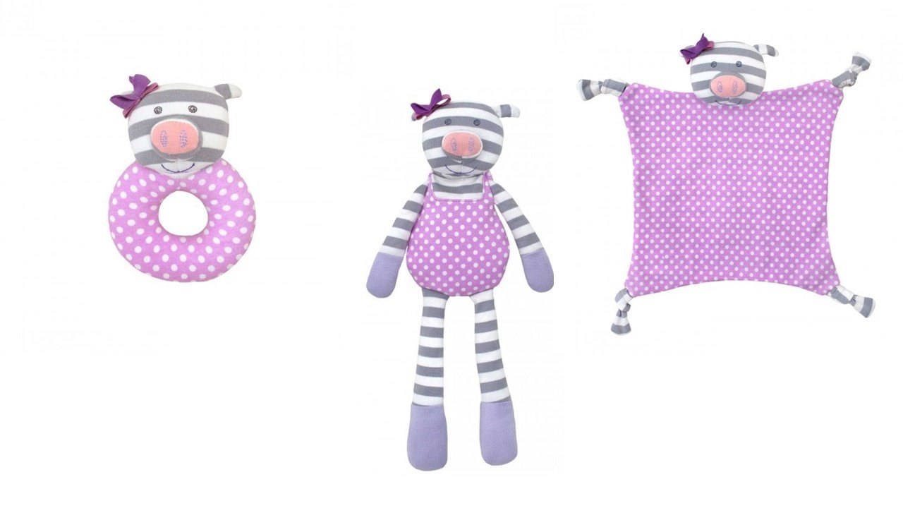 organic farm buddies blankie