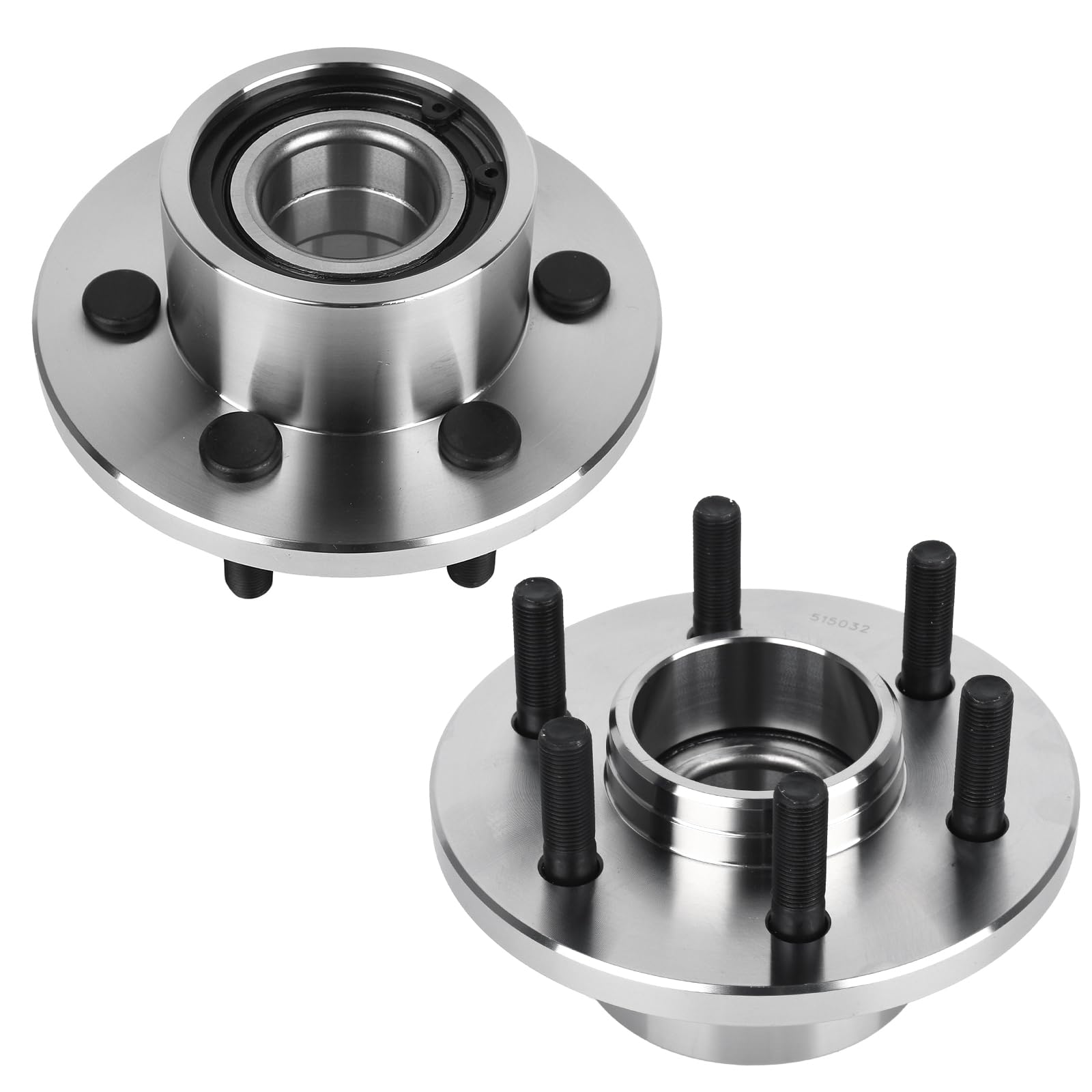 Photo 1 of KUSATEC 515032 2pcs Front Wheel Bearing and Hub Assembly Compatible with 1997-2004 Dodge Dakota 1999-2003 Durango, 6 Lug Bolts without ABS