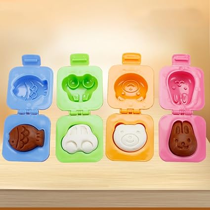 6 PCS/set Eier Cartoon Form Pfanne Kochen DIY Tools Küche Bento Accessoires für Kinder