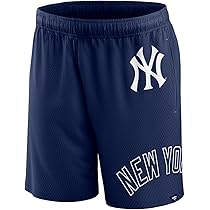 Fanatics New York Yankees MLB Mesh Shorts - S Navy : Amazon