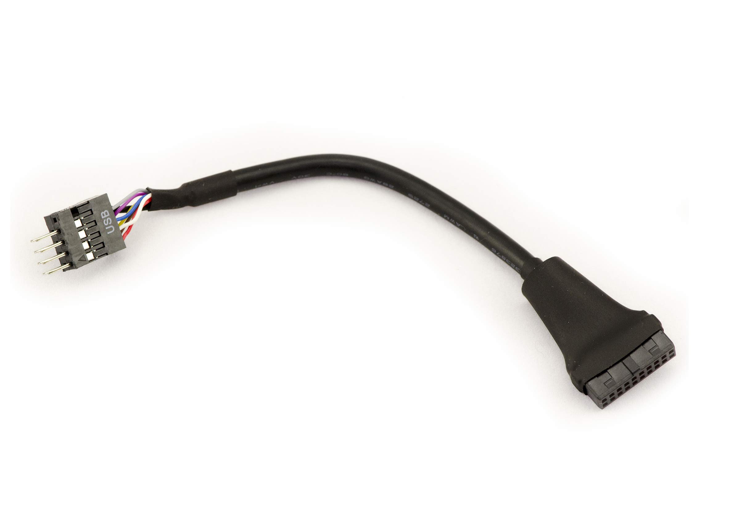 KALEA-INFORMATIQUE USB 2.0 9-pin male to USB 3.0 19-pin female internal connector adapter