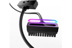 AsiaHorse Hydrus-24PIN PC PSU Extension Cable ARGB LED, Copper Wire Motherboard Power Extension Cable Integrated Minimalist D