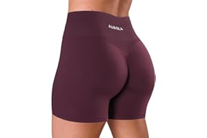 AUROLA Dream Tie Dye Workout Shorts for Women Seamless Scrunch Soft Active Shorts