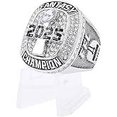 guancrown 2025 Fantasy Football Championship Ring Award Prize Trophy Sports Winner FFL Champion Ring