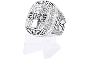 guancrown 2025 Fantasy Football Championship Ring Award Prize Trophy Sports Winner FFL Champion Ring