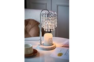 Candle Warmer Lamp with Timer Dimmer Adjustable Height for New Home Bedroom,Vintage Home Decor for Scented JaR 3 Bulbs for Ne