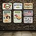 UNIQUELOVER Kitchen Signs Wall Decor Rustic, Fresh Baked Goods Best in Town Vintage Retro Metal Tin Sign Wall Plaque Poster 8 x 12 Inches, Small