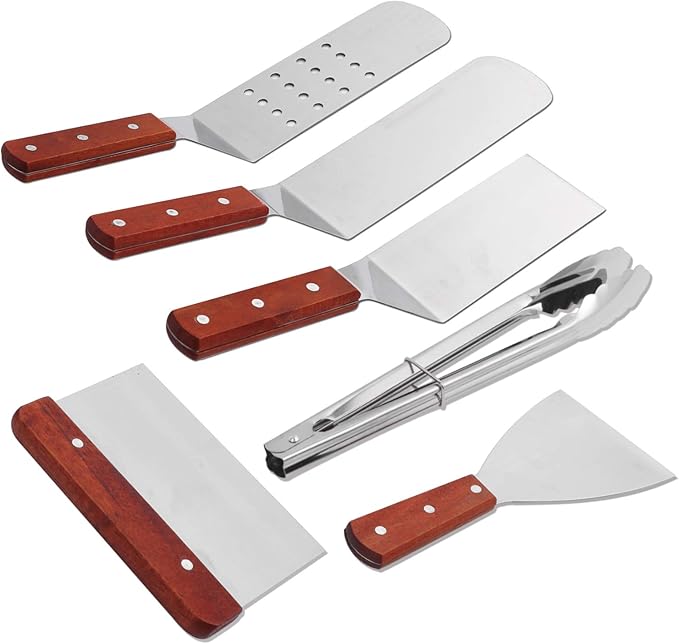 Multifunctional Stainless Steel Cooking Spatula Griddle