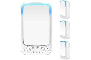 PVACG 4Pack Plug In Air Purifier for Home Mini Ionizer Air Purifier for Small Room Quiet Working Air Freshener for Office, Bedroom,Living Room,Portable Air Purifiers Odor,Pets Smell - Air Cleaner (4)