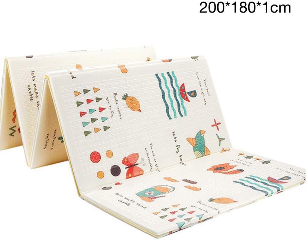 Ezizb Tapis De Jeu Pour Bebe Enfant Tapis Deveil Et De Jeux Pour Bebe Tapis Pliable En Mousse Antiderapant Impermeable Appliquer A Linterieur Et Lexterieur Non Toxique Tapis De Jeux Et D Eveil
