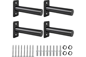 CAELUM Weight Plate Holder, Wall Mounted Weight Rack for 2-Inch Olympic Plates, Heavy Duty Alloy Steel Plate Holder, Max Weight Capacity 330lb, Space-Saving Storage Stand for Home Gym Organization