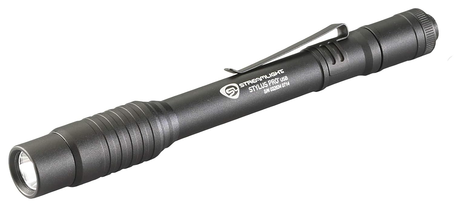 Streamlight 66122 Stylus Pro Pen Light with White LED and Holster 100