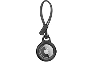 Belkin Apple Airtag Secure Holder with Strap - Apple Air Tag Keychain - Airtag Holder with Strap for Key Ring - Airtag Keycha