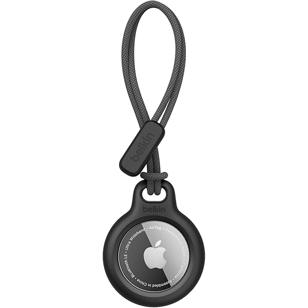 Amazon.com: Apple AirTag FineWoven Key Ring - Black
