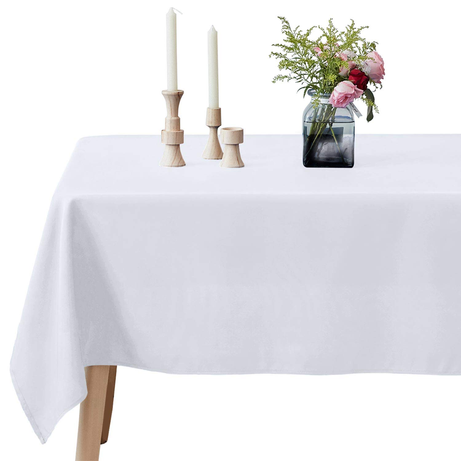 Best oval white table cloth
