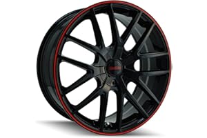 TOUREN WHEEL/RIM TR60 (3260) BLACK/RED RING 17X7.5 5-112/5-120 42MM 72.62MM