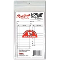 Scorebook Rawlings System-17 - Livro De Pontuação Para Beisebol E Softbol