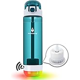 HandySpring - World's 1st Smart Water Bottle with Filter and Reminder to Drink Water, Water Bottle with Filter, Filtered Water Bottle with Straw, Lights & Sound Reminder to Keep Hydrated, 26oz (HS2C)