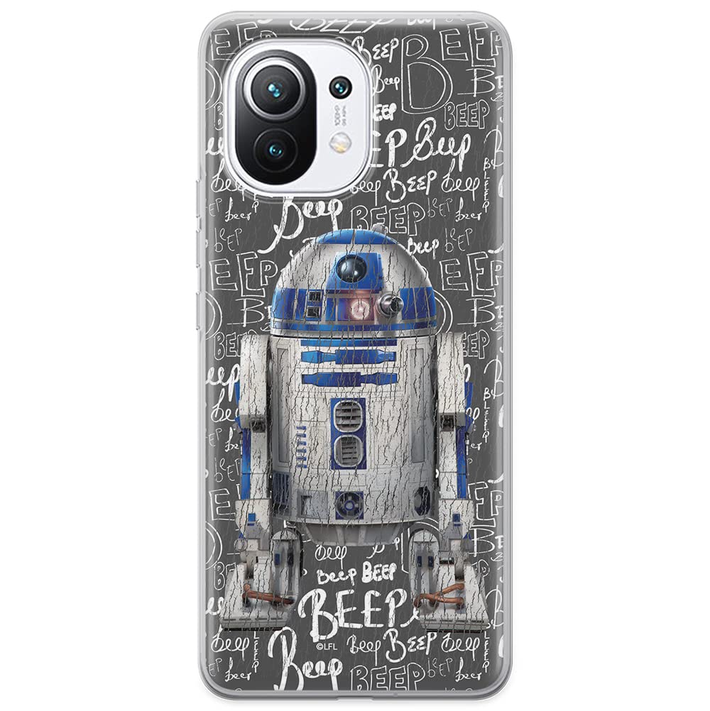 ERT GROUP mobile phone case for Xiaomi 11 original and officially Licensed Star Wars pattern R2D2 004 optimally adapted to the shape of the mobile phone, case made of TPU — image 1