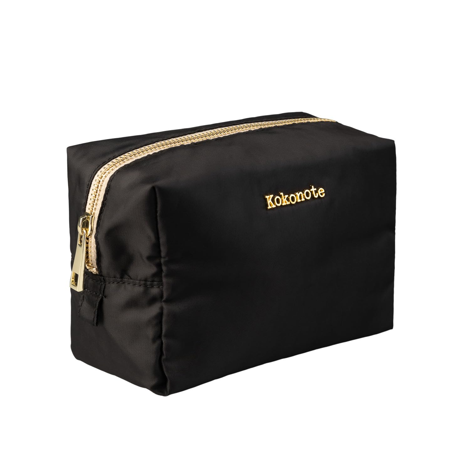 Kokonote Makeup Bag - Neutral Shades | Toiletry Bag for Make Up, Toiletries, Cosmetics | Travel Essentials, Travel Gifts Under 15 Pounds, Gifts for Women & for Men