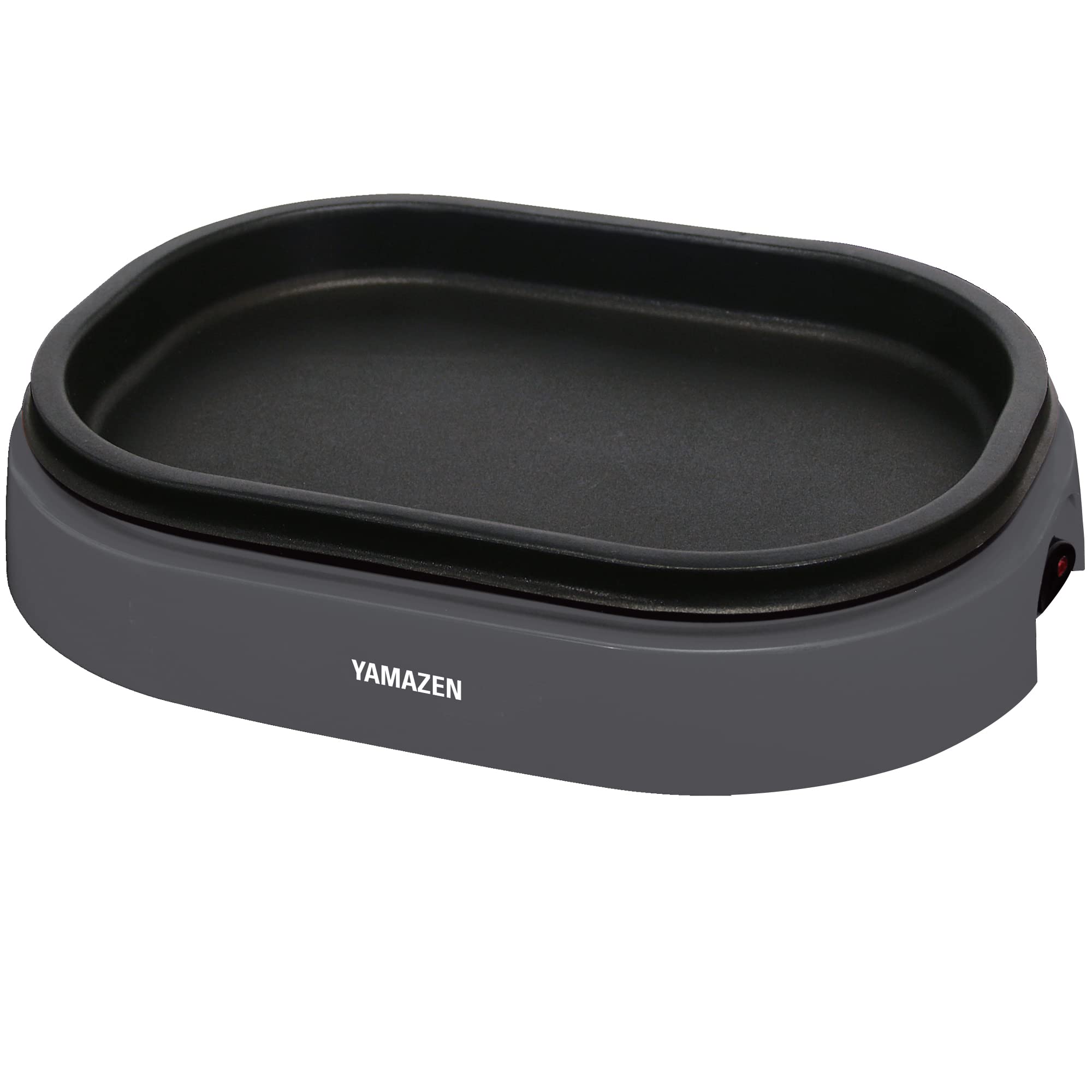 [山善] ホットプレート 一人用 一人暮らし ミニグリルプレート 平面プレート 表面フッ素加工 簡単操作 グレー YHD-701(H)商品画像