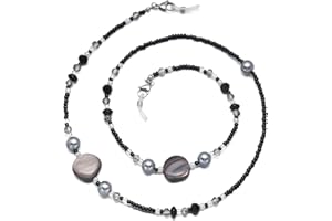 GINTEI Glasses Chain for Women, Eyeglasses Chain Beaded Sunglasses Holder Around Neck Eyewear Strap Sunglass Chain for Women