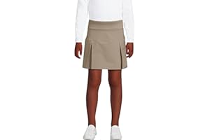 Lands' End School Uniform Girls Performance Pleated Skort Above The Knee